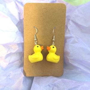 Duck earrings
